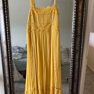 Molly Green Yellow Maxi Dress